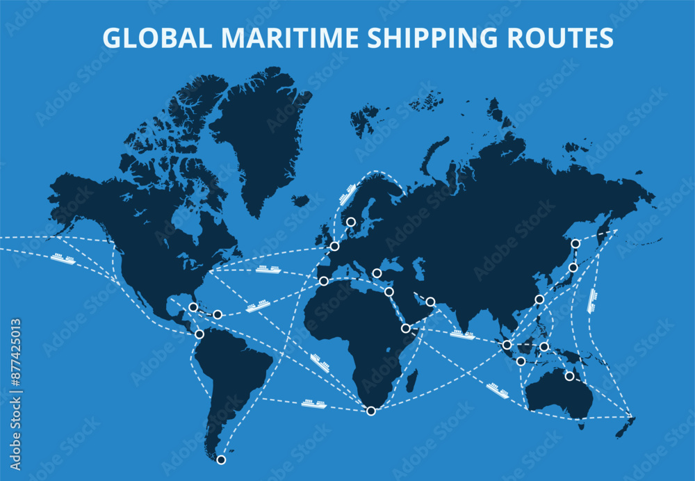 Maritime Routes Map